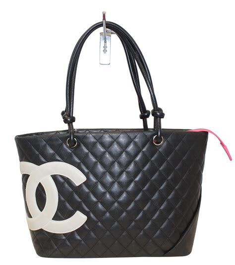 chanel soft black leather tote|chanel large tote bag price.